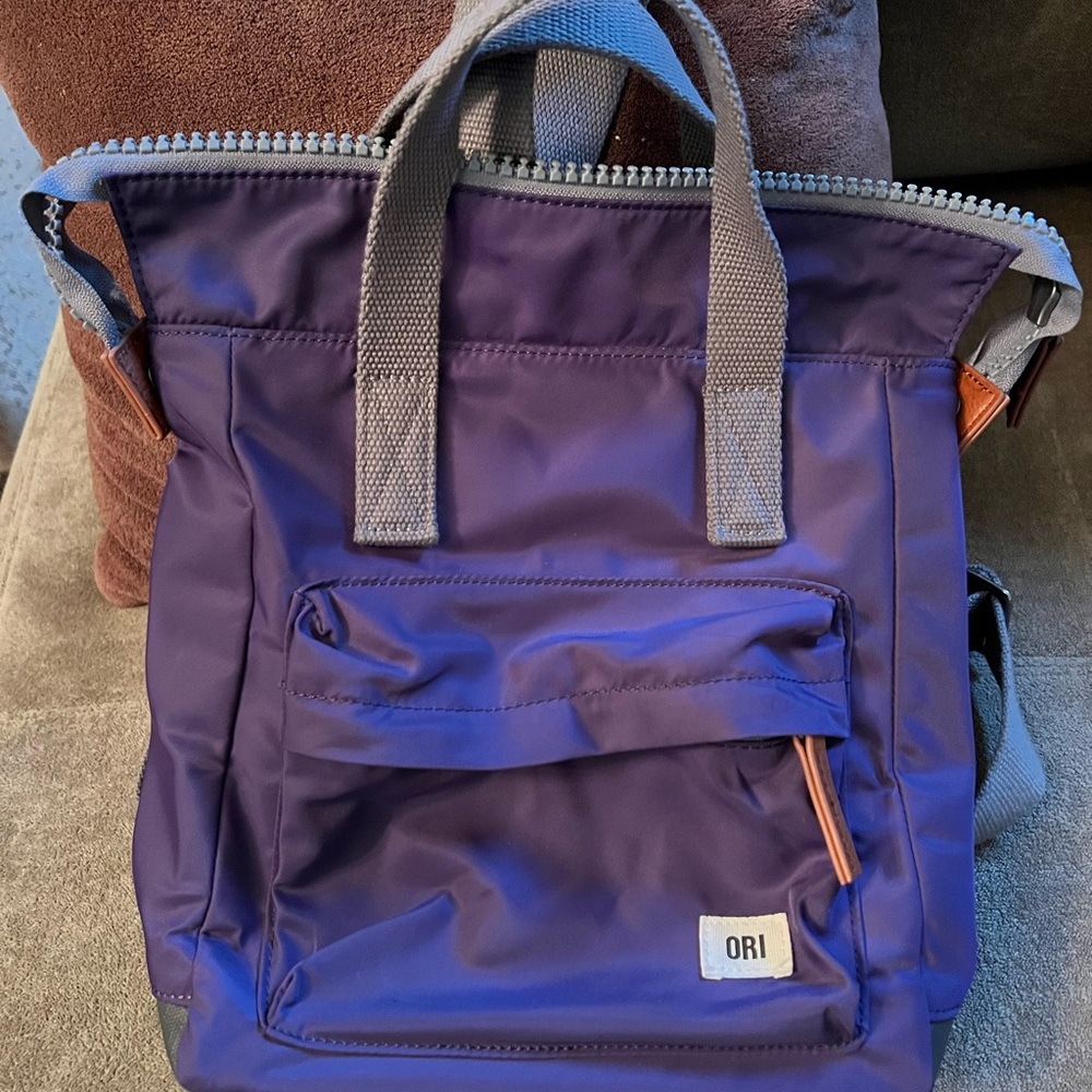Ori London Bantry Backpack Purse Small Purple Mulberry